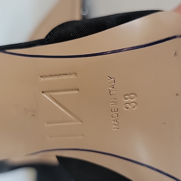 lIndaco Carmen 95mm Black Crystal-Embellished Mules Size 8 - Picture 10 of 11